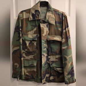 US Air Force Camouflage Field Jacket, M Short